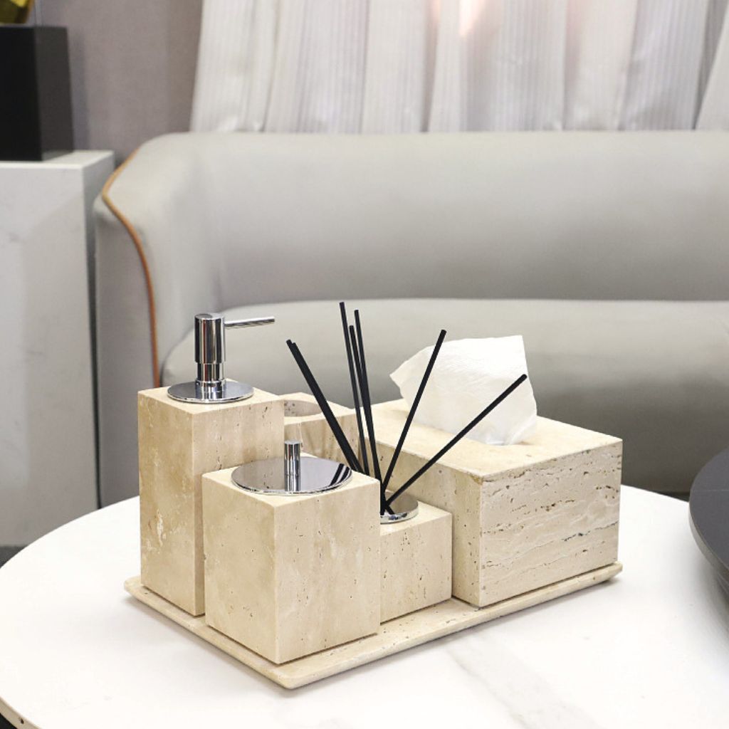 Tivoli Travertine Bathroom Accessories