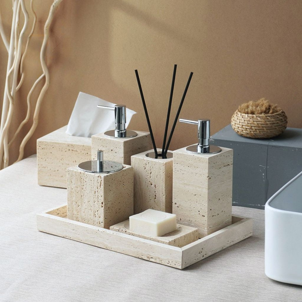 Tivoli Travertine Bathroom Accessories