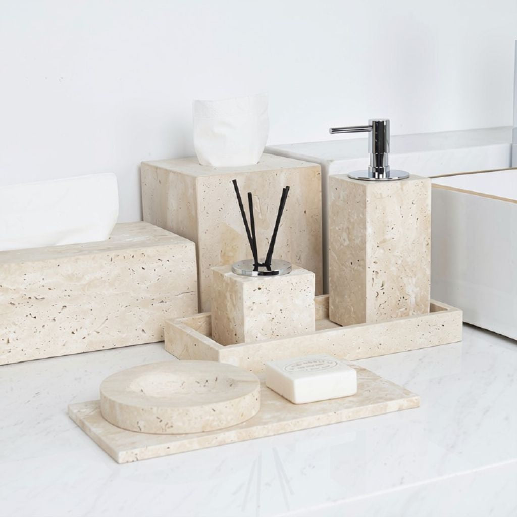 Tivoli Travertine Bathroom Accessories