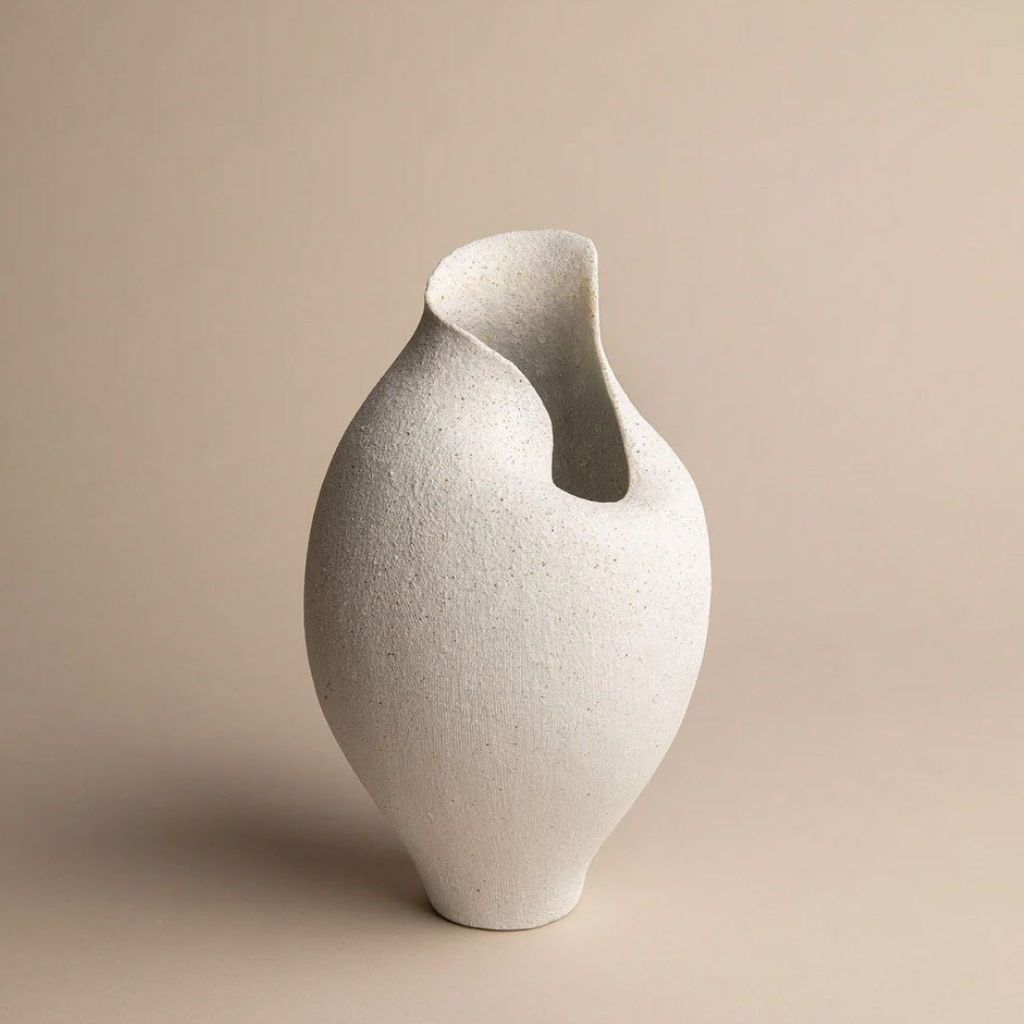 Tulipan Textured Ceramic Vase