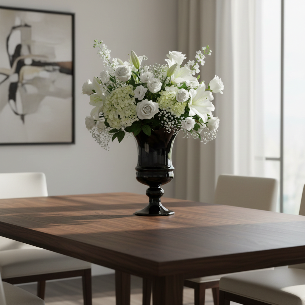 Vesper Glass Goblet Centerpiece Vase