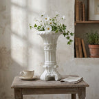 Corinna Column Relief Pedestal Vase