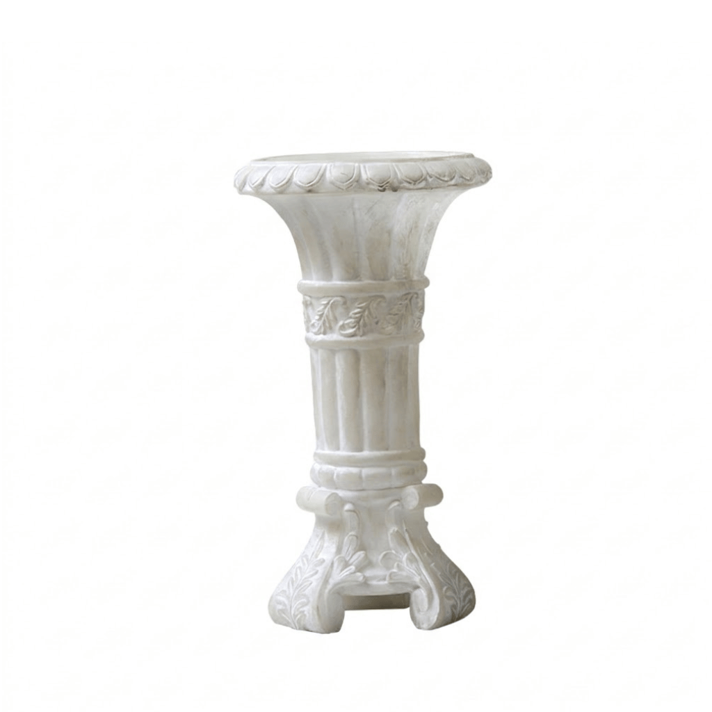 Corinna Column Relief Pedestal Vase
