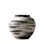 Ensō Hand-Painted Ceramic Urn Vase