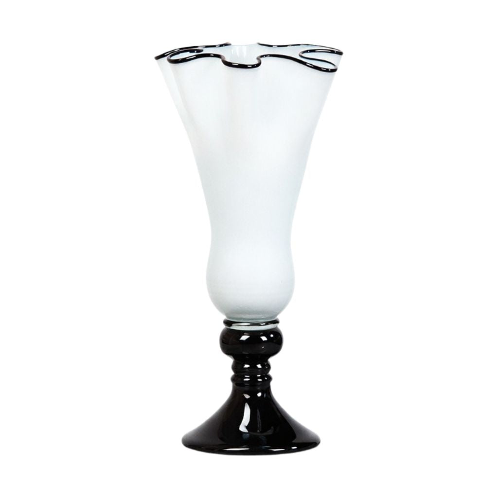 Bianca Handmade Glass Centerpiece Vase