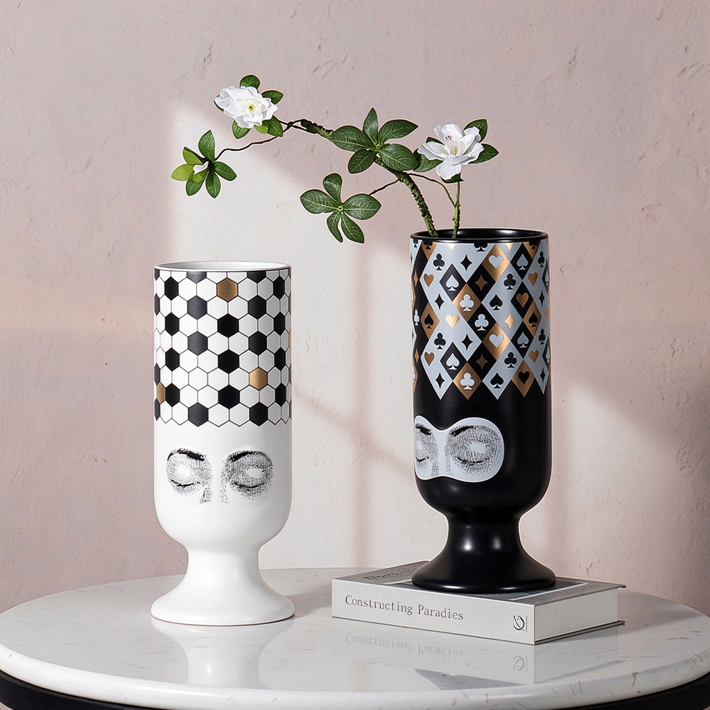 Selene Checkered Vase