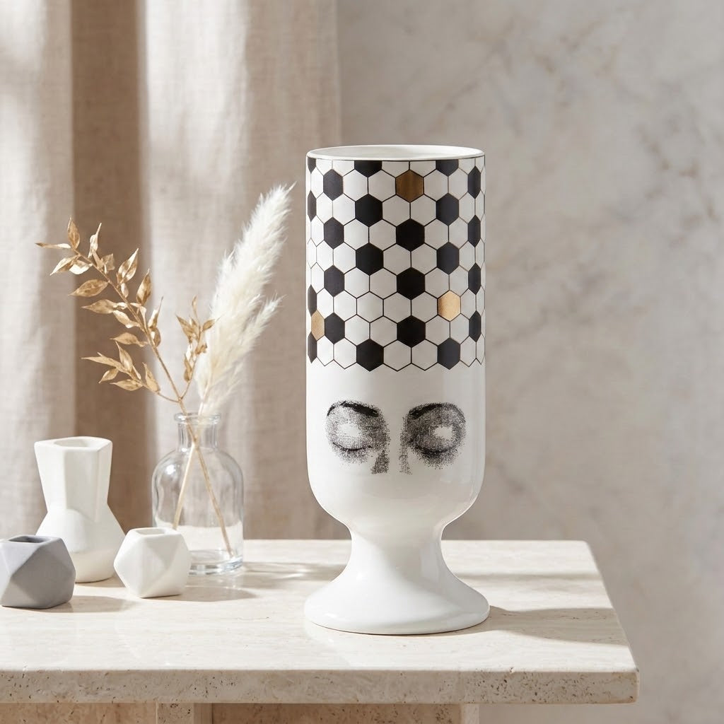 Selene Checkered Vase