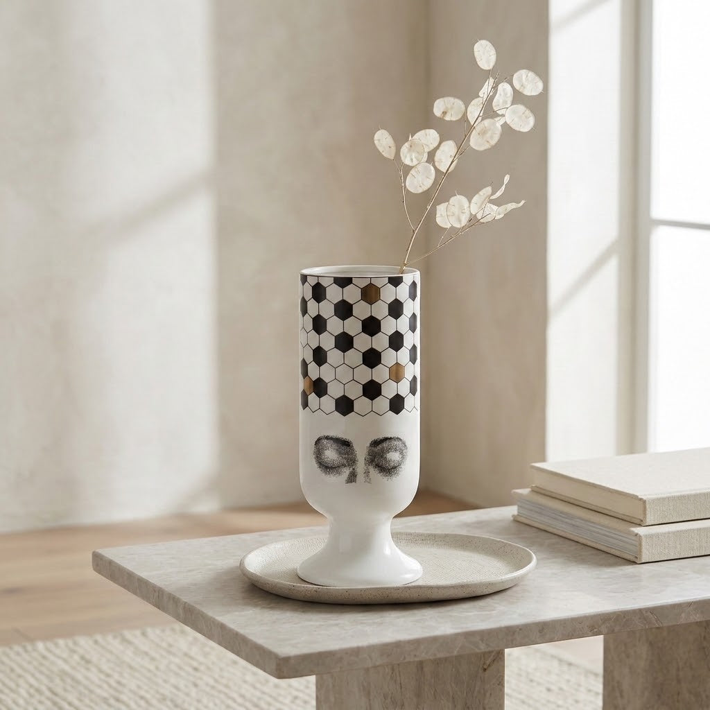 Selene Checkered Vase