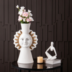 Vesta Sun Face Vase