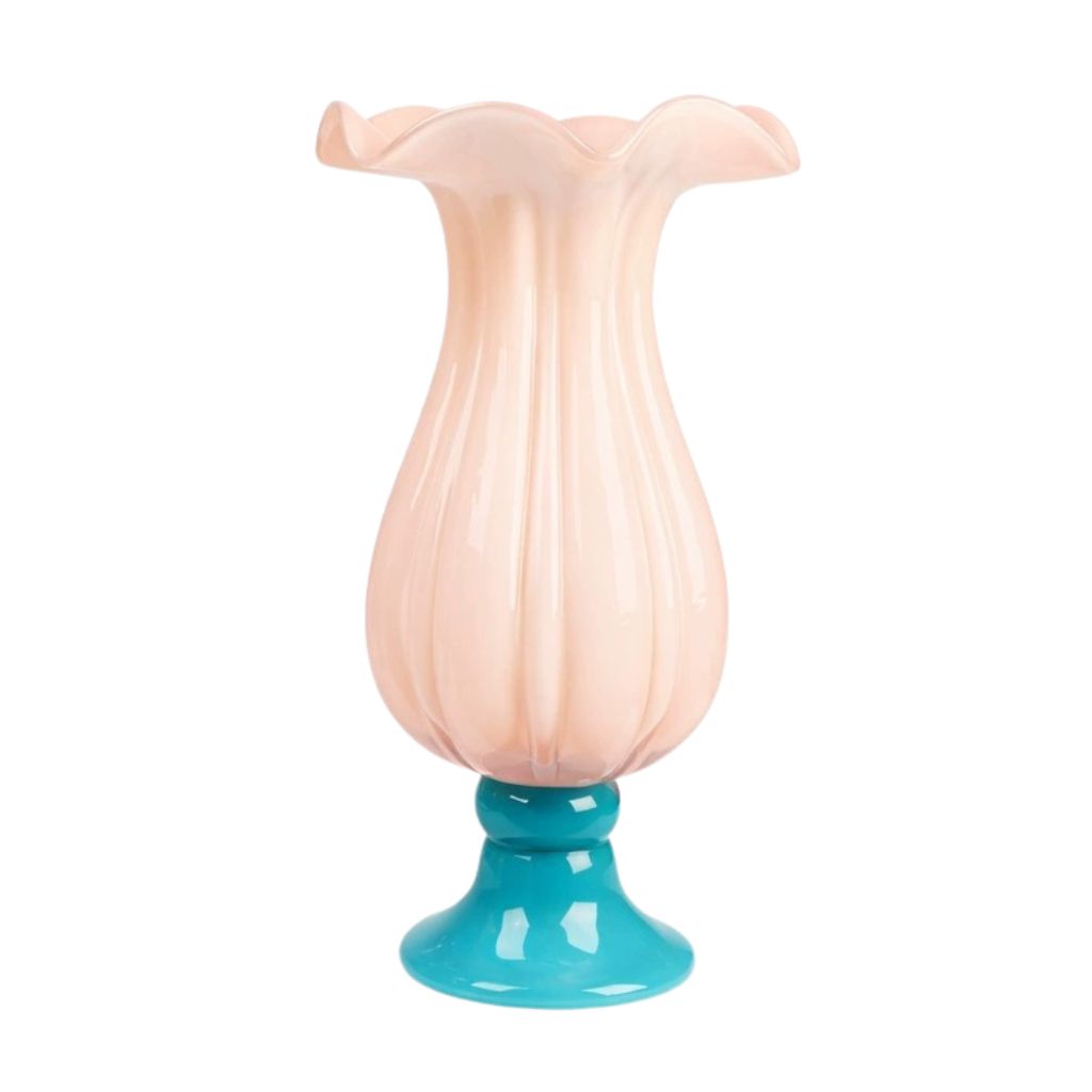 Calla Handmade Glass Goblet Vase