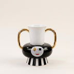 Lumi Double-Handle Ceramic Vase