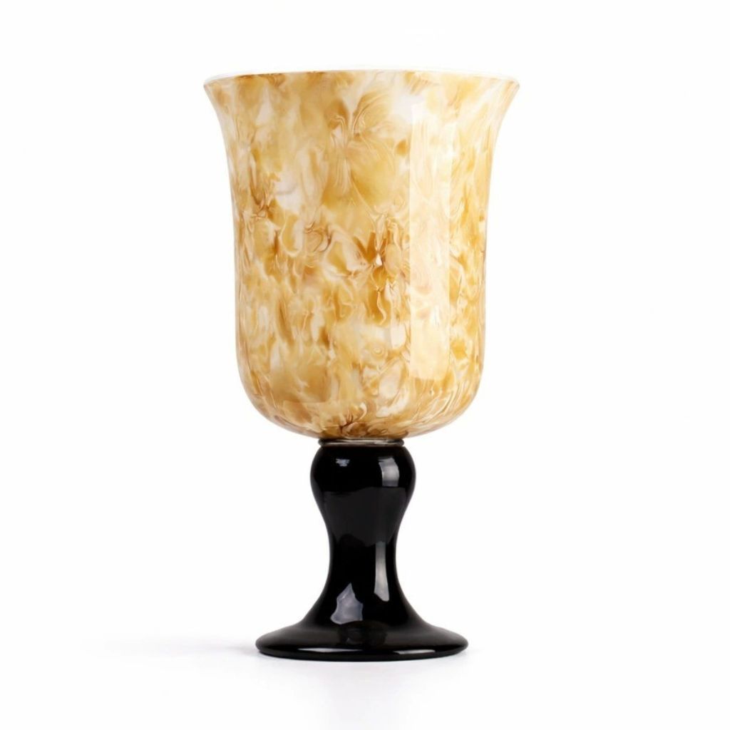 Ciri Handmade Glass Goblet Vase