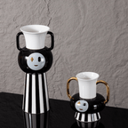 Lumi Double-Handle Ceramic Vase