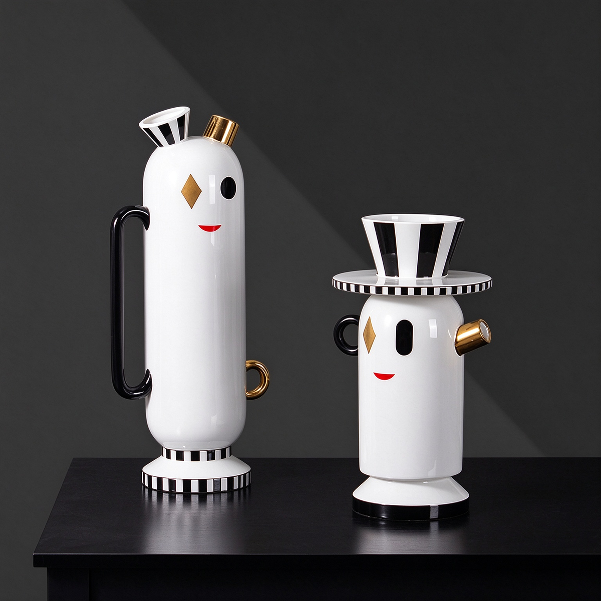 Raffa Single-Handle Ceramic Vase