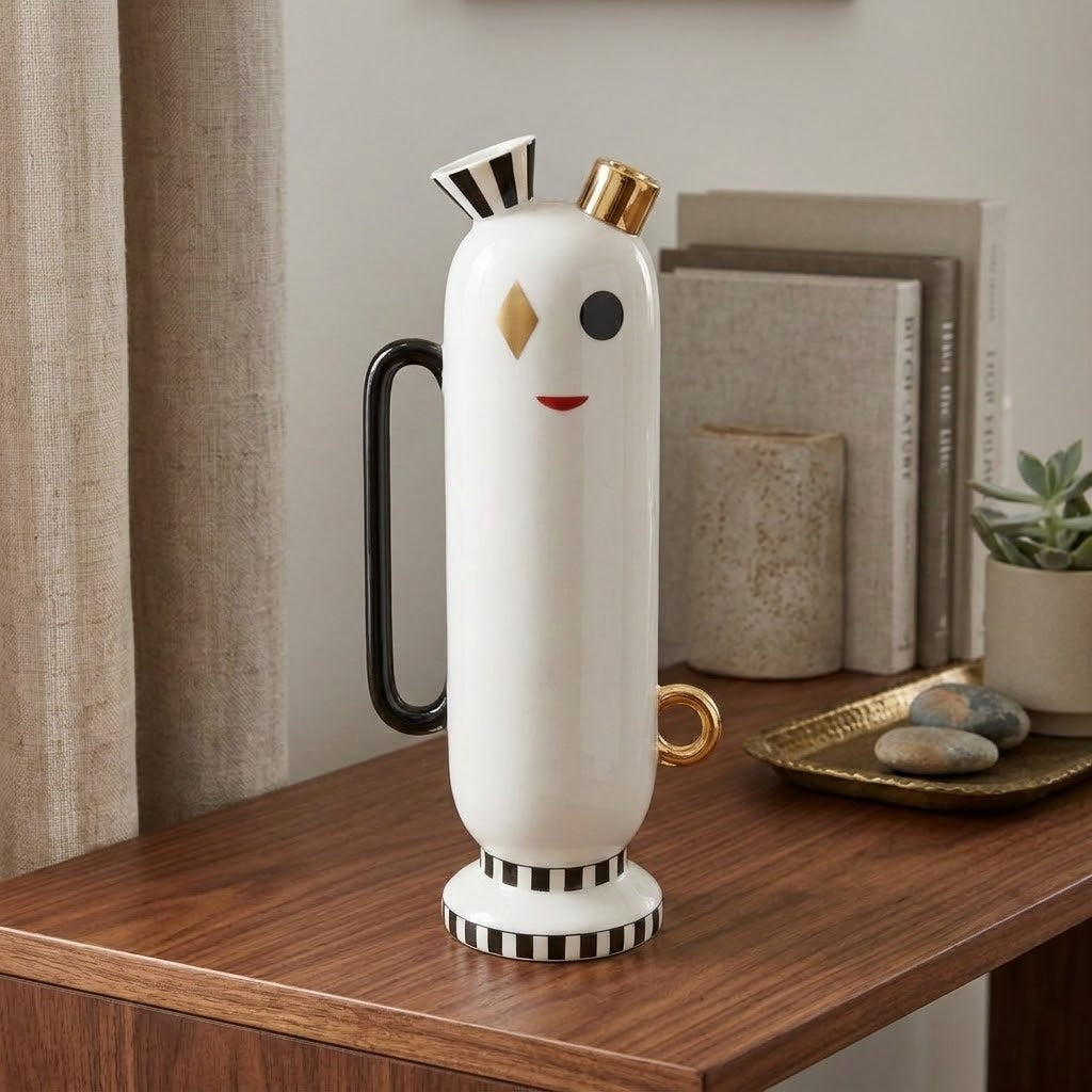 Raffa Single-Handle Ceramic Vase