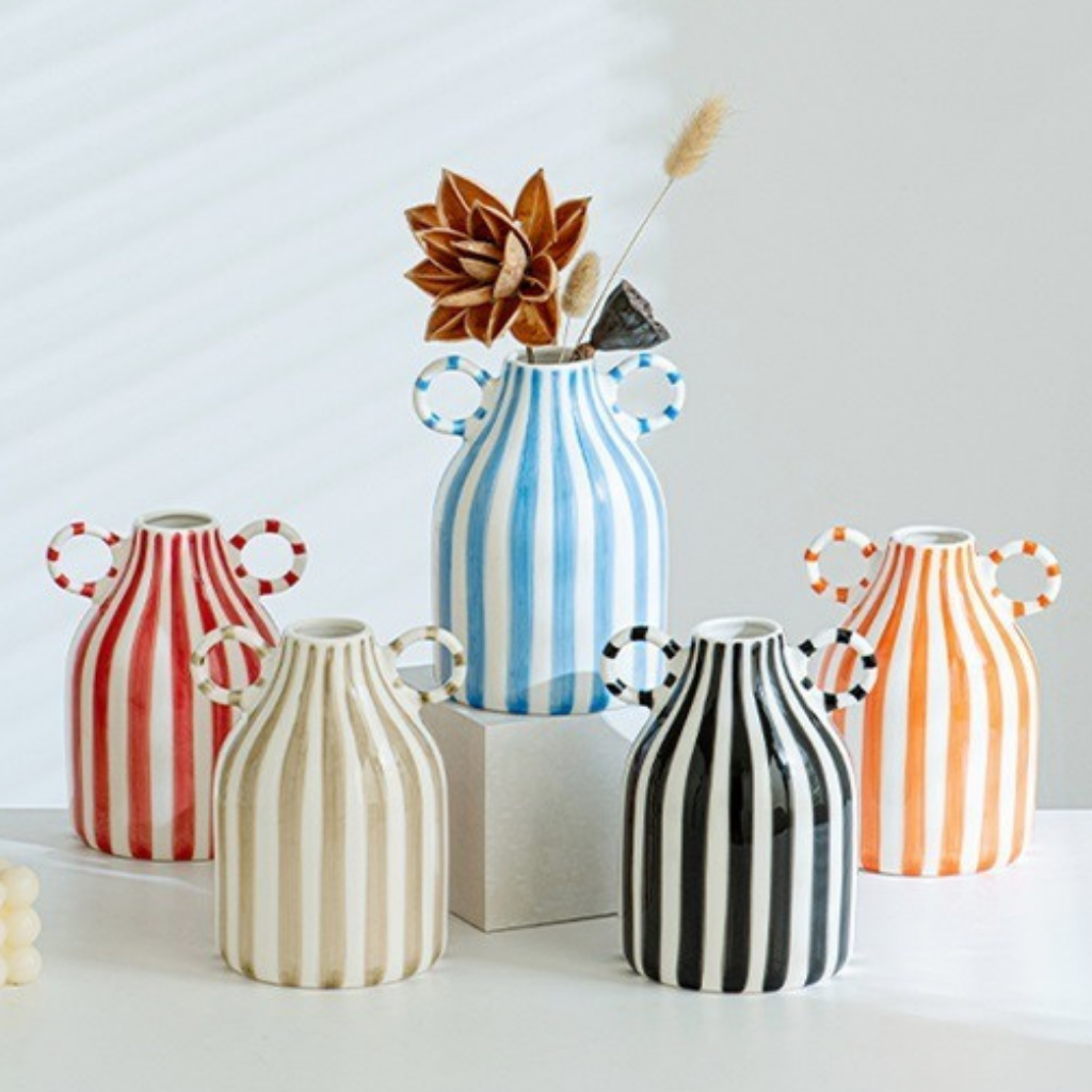 Praiano Handpainted Amphora Ceramic Vase