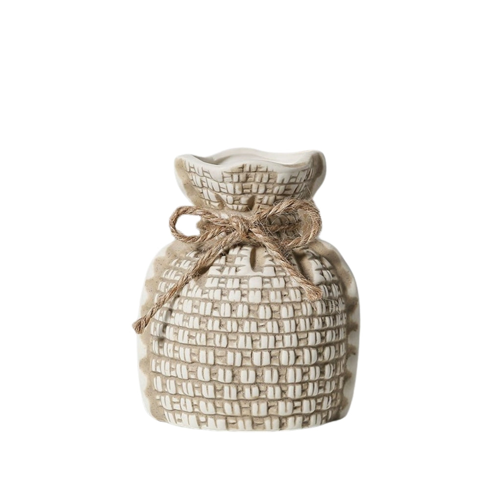 Kete Ceramic Sack Vase