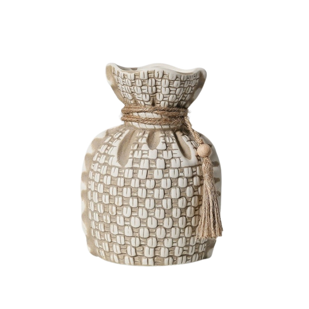 Kete Ceramic Sack Vase