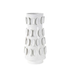 Linnea Handmade Disc Appliqué Ceramic Vase