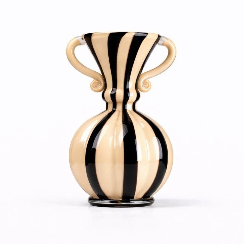 Alegra Hand-Blown Glass Amphora Vase Main image