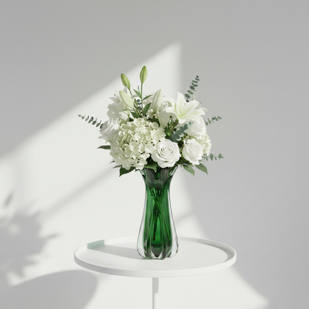 Corolla Hand-Blown Glass Vase