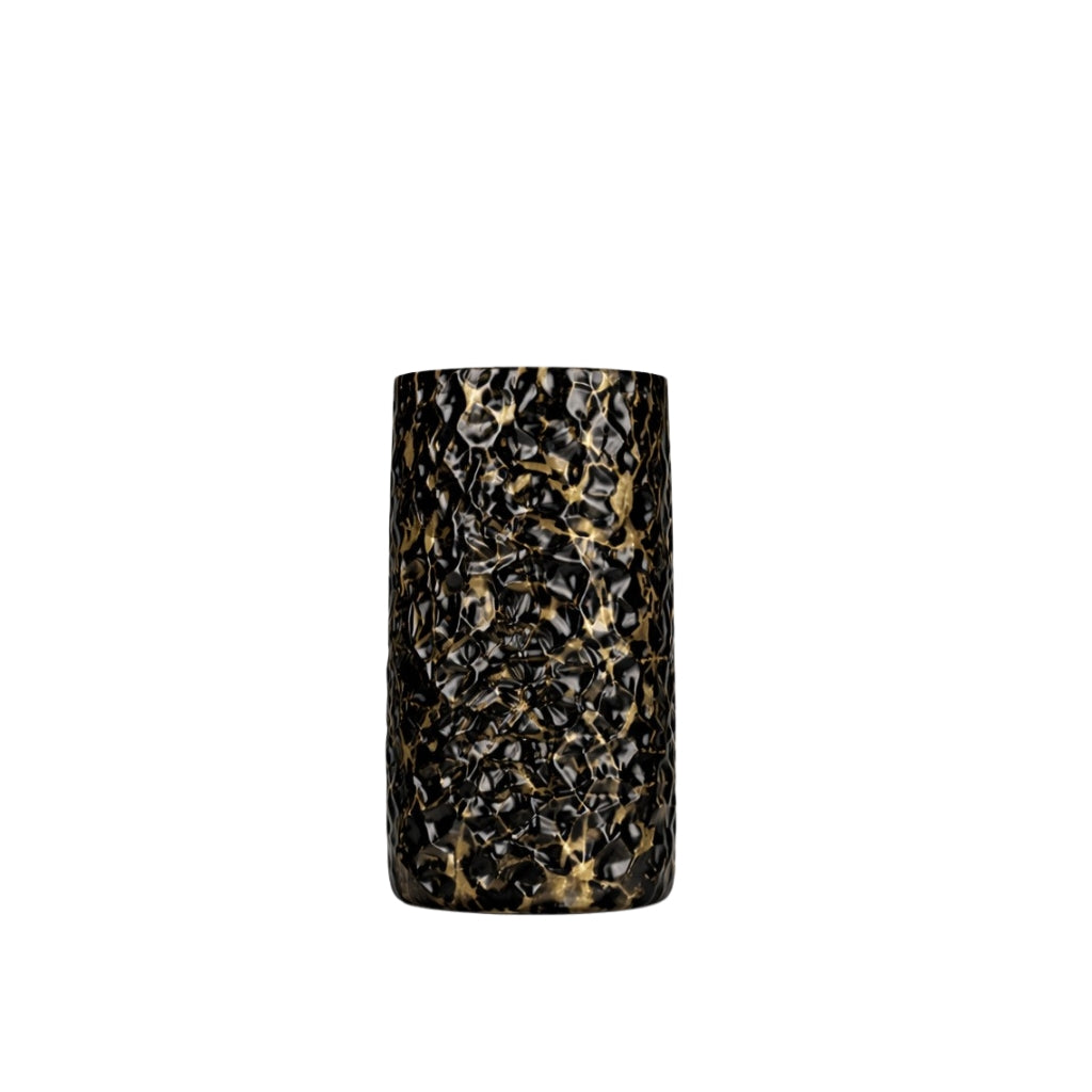 Nero Hand-Blown Glass Column Vase