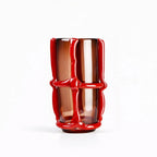 Sardius Hand-Blown Glass Column Vase