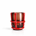 Sardius Hand-Blown Glass Column Vase