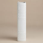 Calliope Embossed Glazed Ceramic Vase