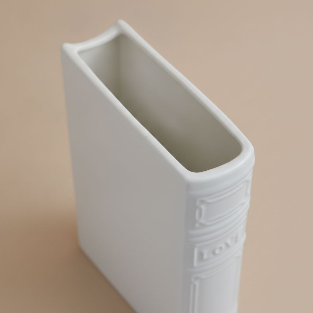 Calliope Embossed Glazed Ceramic Vase