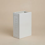 Calliope Embossed Glazed Ceramic Vase
