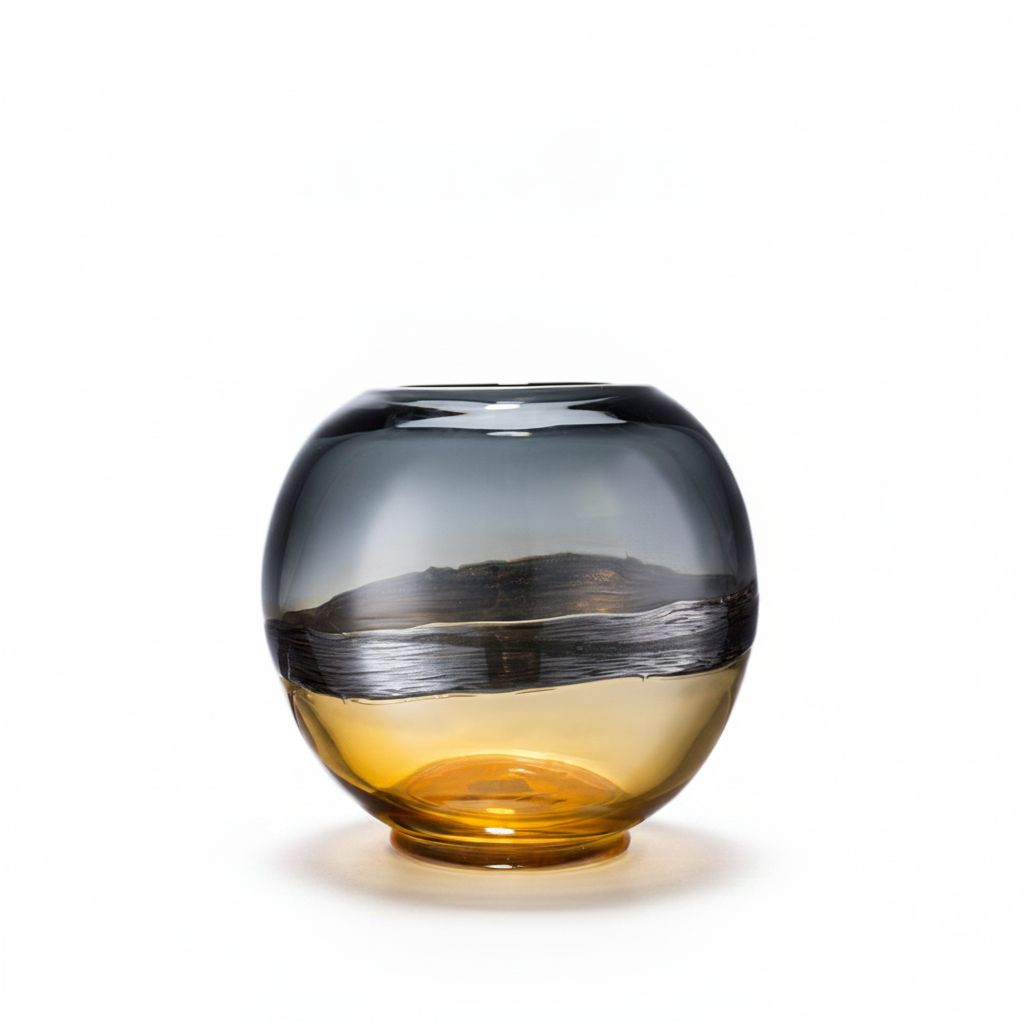Sonoran Gradient Two-Tone Glass Vase