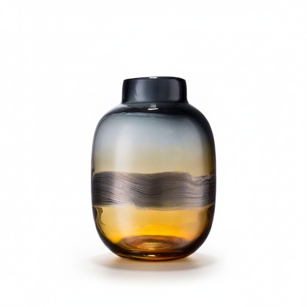 Sonoran Gradient Two-Tone Glass Vase