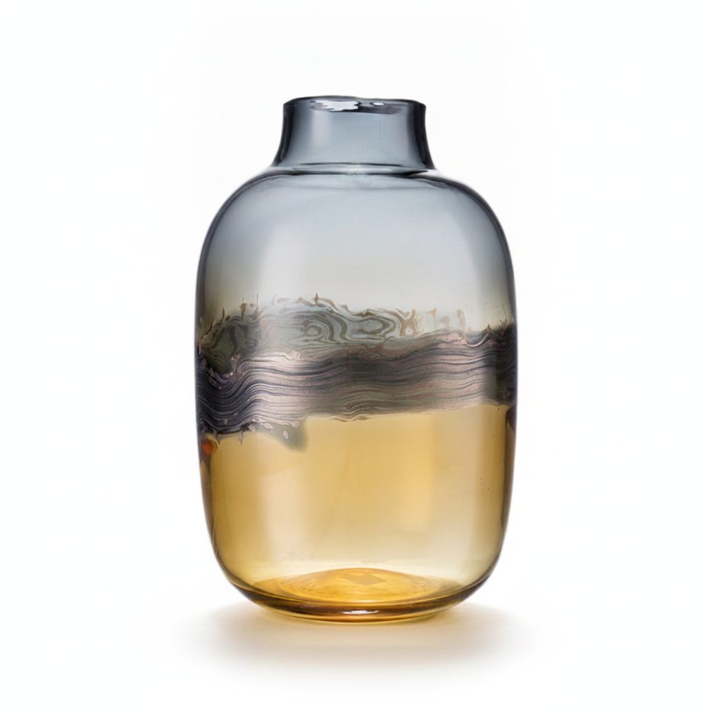 Sonoran Gradient Two-Tone Glass Vase