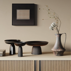 Rhodes Glazed Ceramic Pedestal Tray