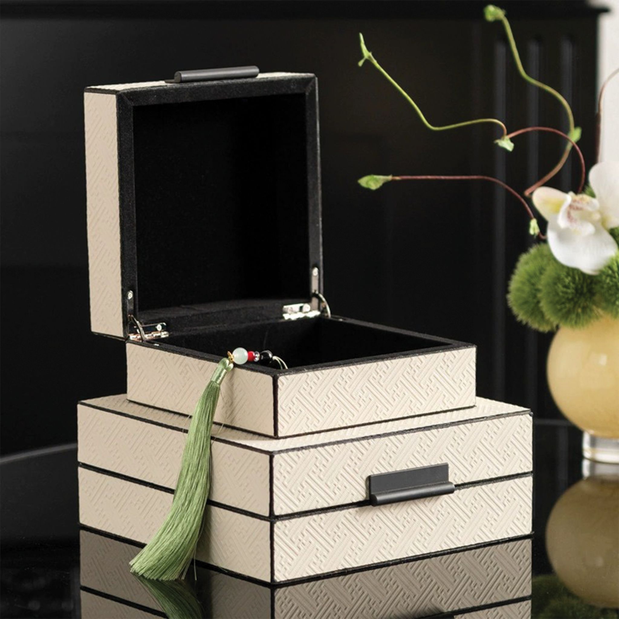 Hampton Vegan Leather Box