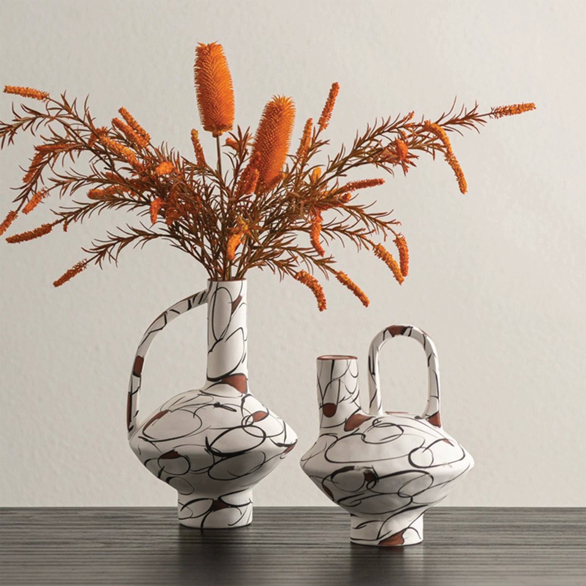 Lucie Hand-painted Vase Secondary image