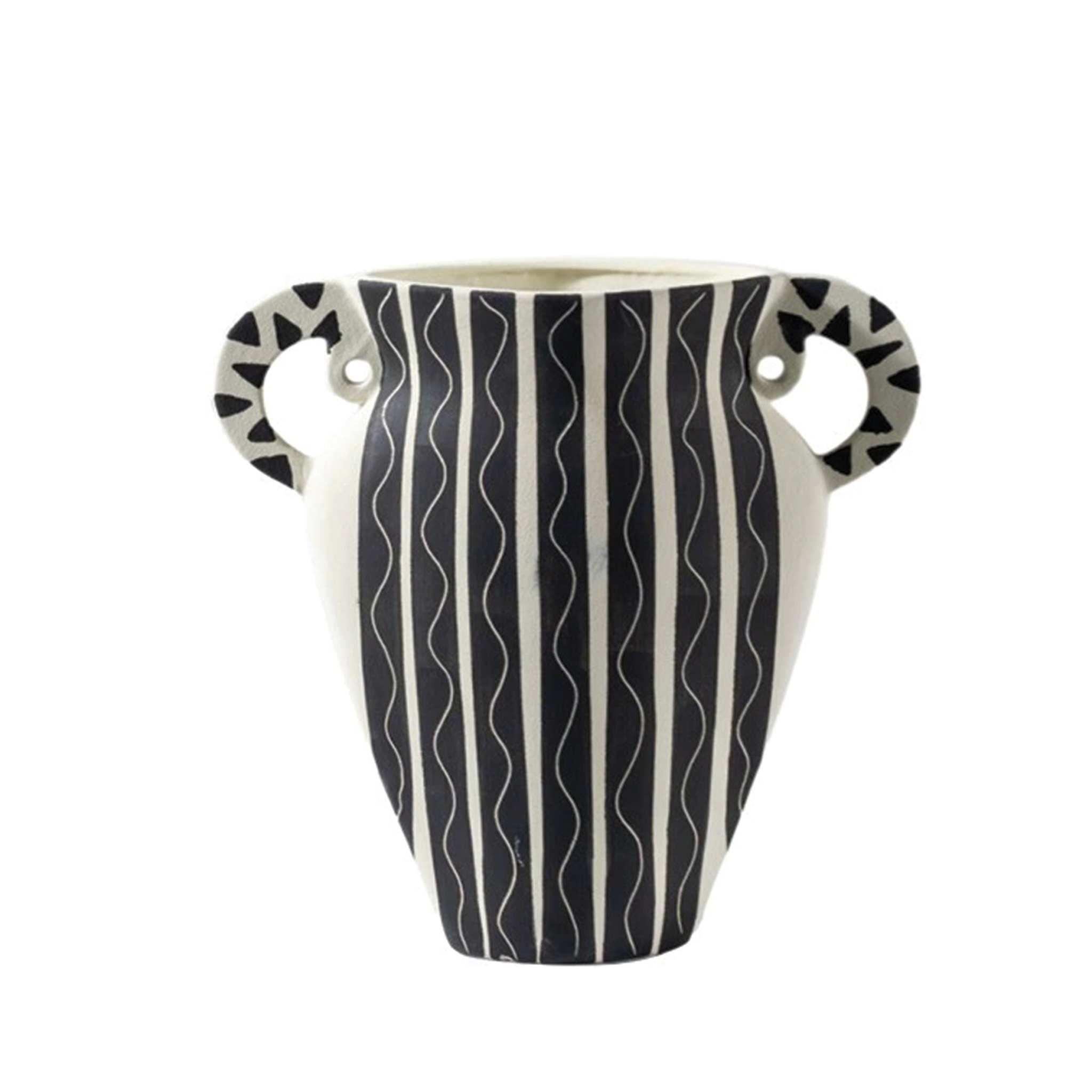 مزهرية أمفورا كاليغو مرسومة يدويًا
