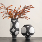 Modulo Hand-painted Ceramic Vase