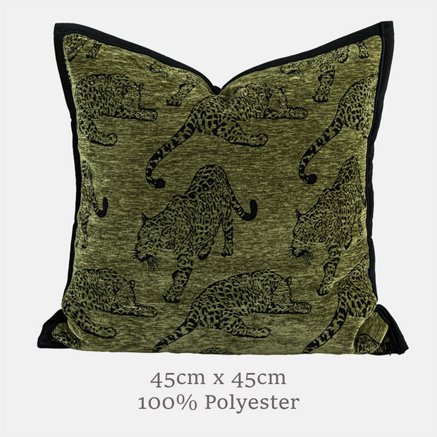 Selva Leopard Throw Pillow