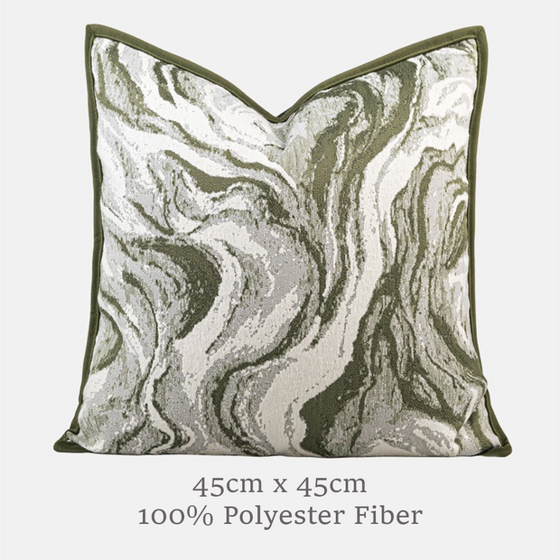 Selva Marble Throw Pillow