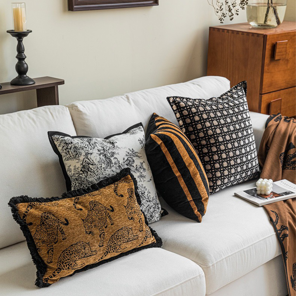 Sirocco Toile Throw Pillow