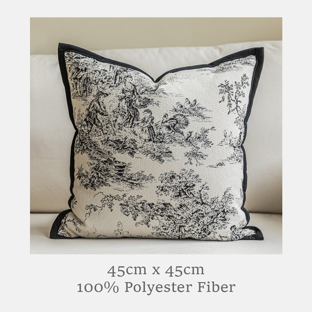Sirocco Toile Throw Pillow