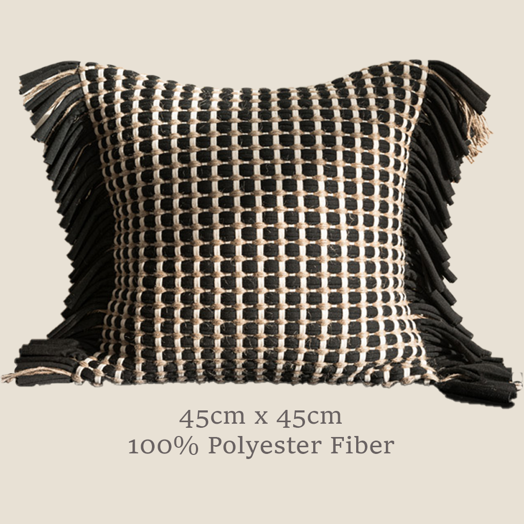 Nomad Grid Throw Pillow