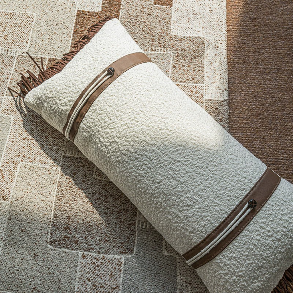 وسادة رمي بنمط فسيفسائي