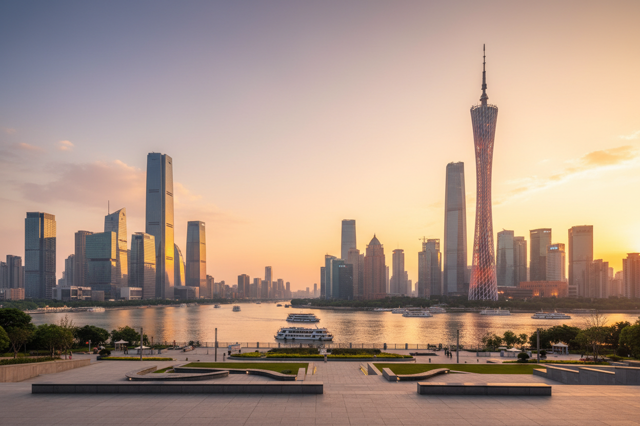 A banner image of the Guangzhou skyline