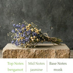 شمعة Wild Bluebell المعطرة المصنوعة يدويًا