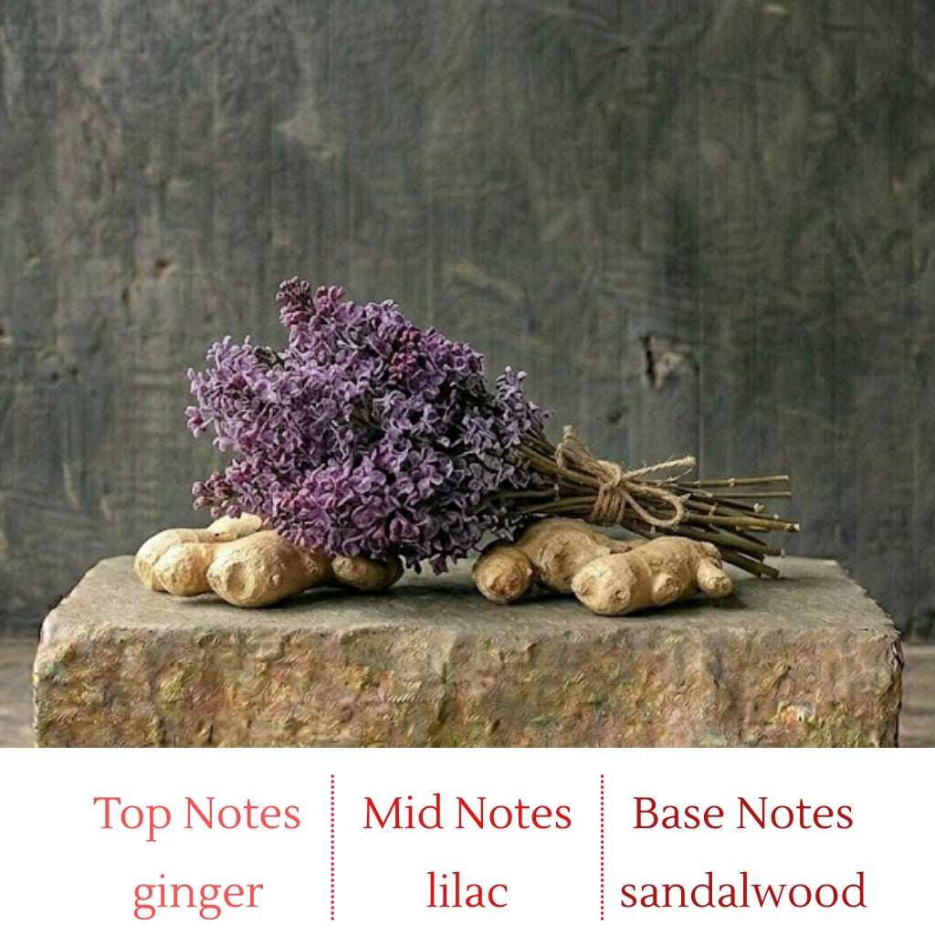 Lilac & Ginger Handmade Scented Candle