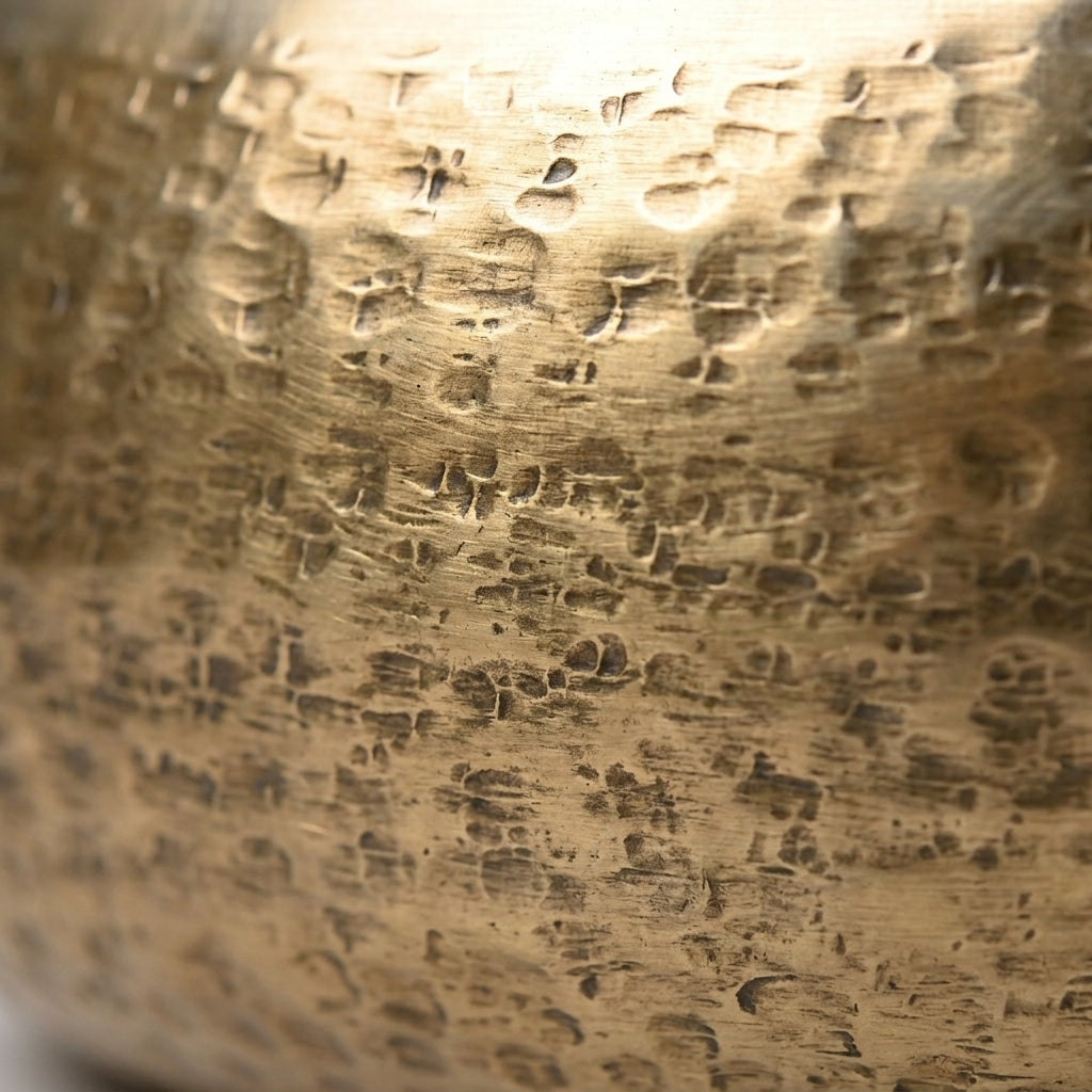 Malleus Hammered Brass Decorative Bowl