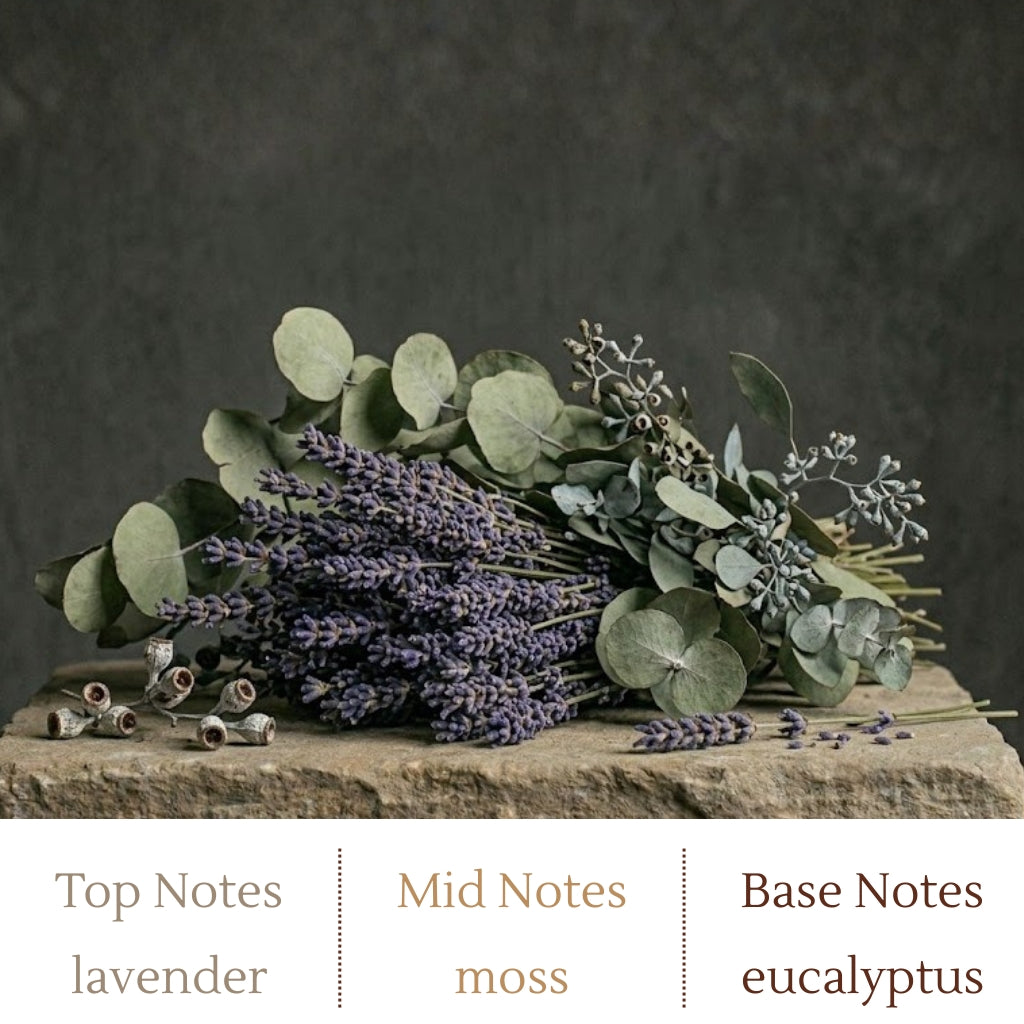 Lavender & Eucalyptus Handmade Scented Candle